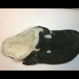 Birkenstock Boston Fur Clogs New Size 36